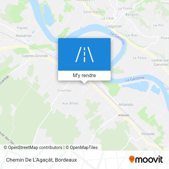 Chemin De L'Agaçât plan