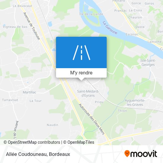 Allée Coudouneau plan