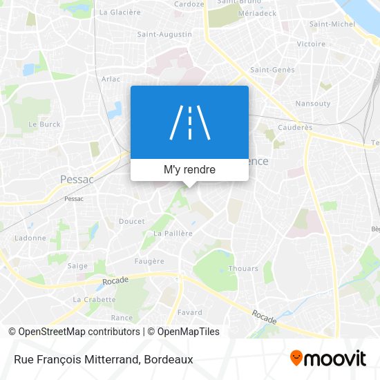 Rue François Mitterrand plan