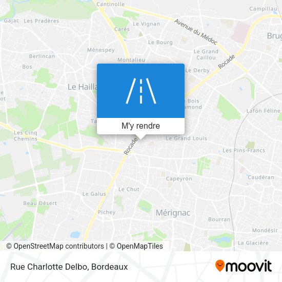 Rue Charlotte Delbo plan