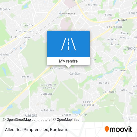 Allée Des Pimprenelles plan