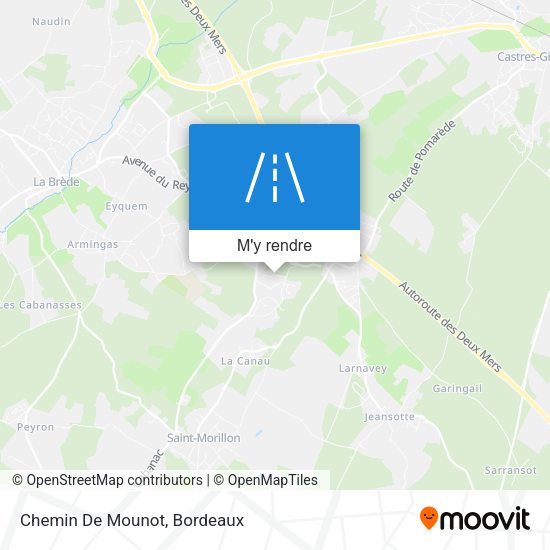 Chemin De Mounot plan