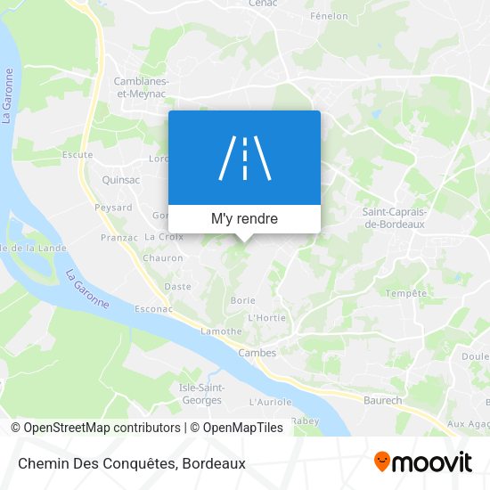Chemin Des Conquêtes plan