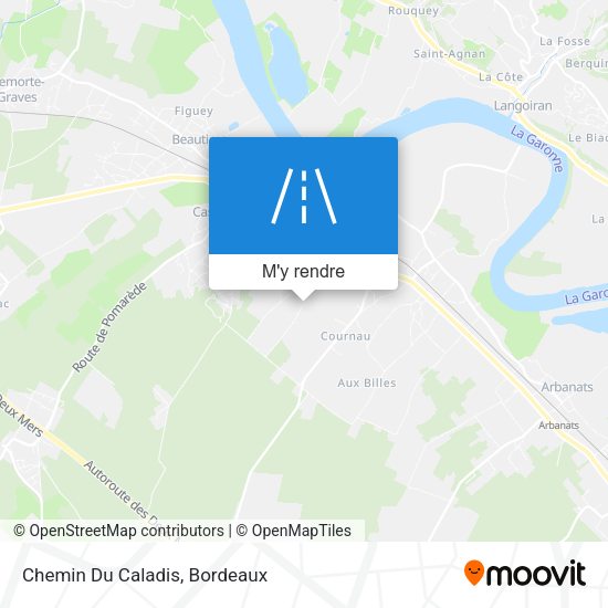 Chemin Du Caladis plan