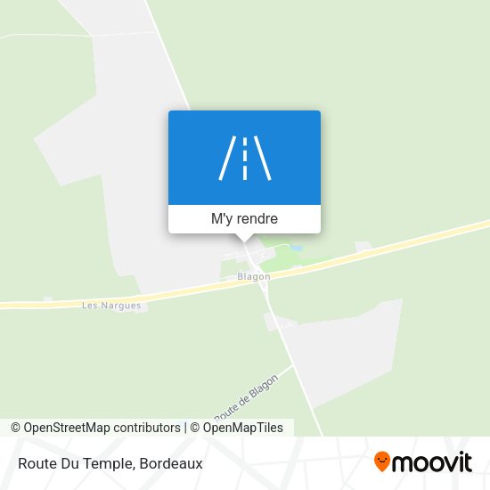 Route Du Temple plan