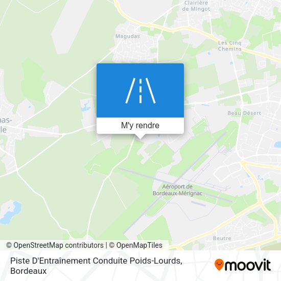 Piste D'Entraînement Conduite Poids-Lourds plan
