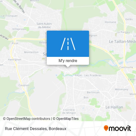 Rue Clément Dessales plan
