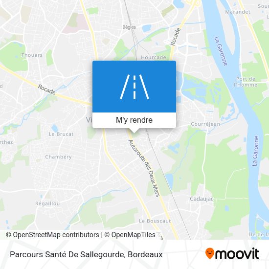 Parcours Santé De Sallegourde plan