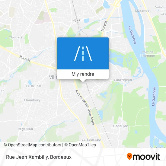 Rue Jean Xambilly plan