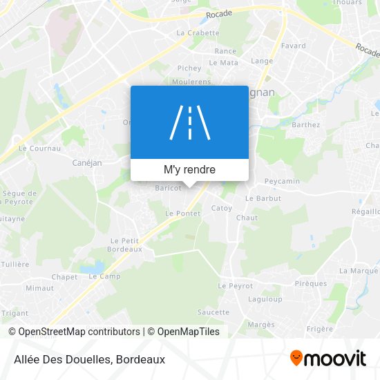 Allée Des Douelles plan