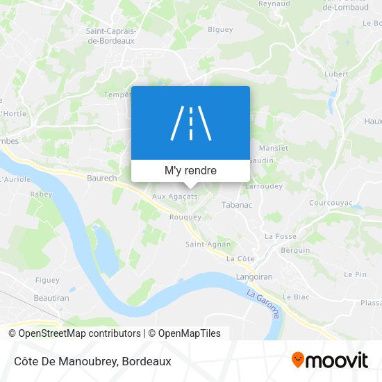 Côte De Manoubrey plan