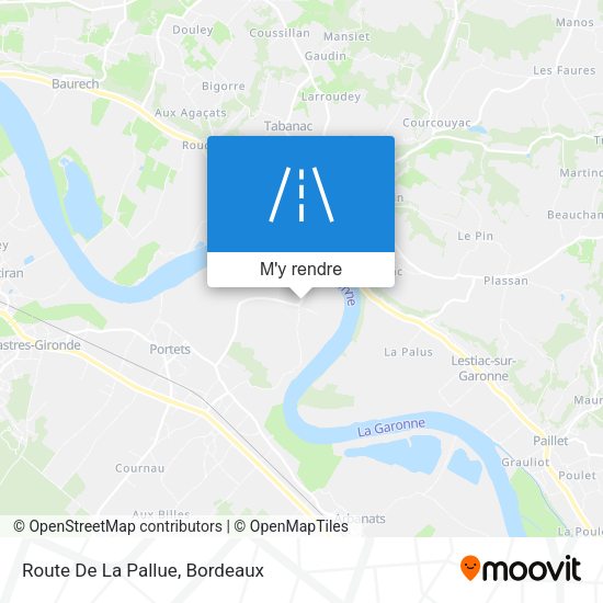 Route De La Pallue plan