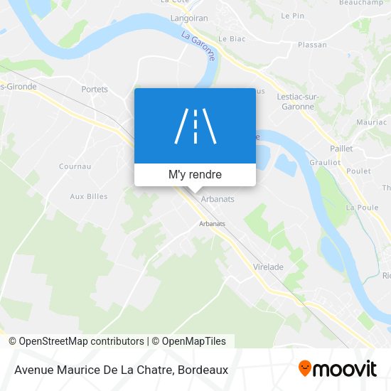 Avenue Maurice De La Chatre plan