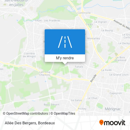 Allée Des Bergers plan