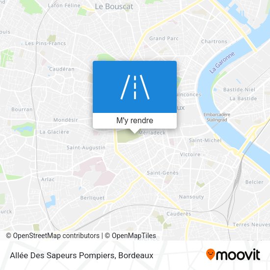 Allée Des Sapeurs Pompiers plan