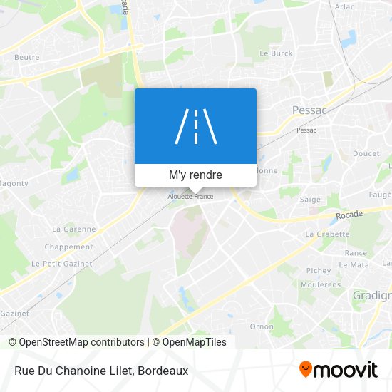 Rue Du Chanoine Lilet plan