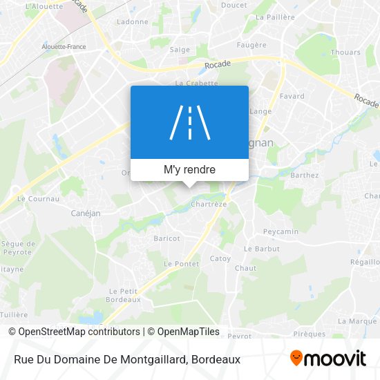 Rue Du Domaine De Montgaillard plan