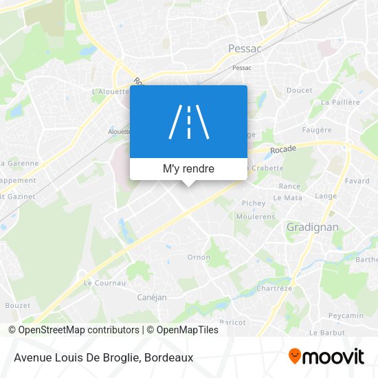 Avenue Louis De Broglie plan