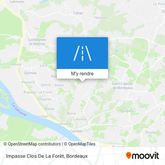 Impasse Clos De La Forêt plan