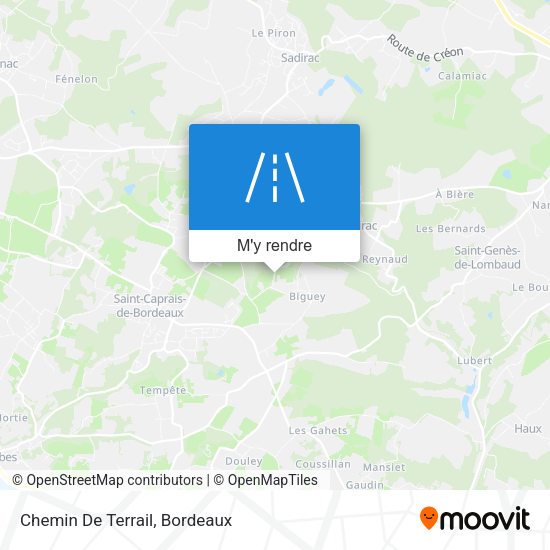 Chemin De Terrail plan