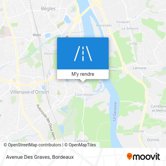 Avenue Des Graves plan