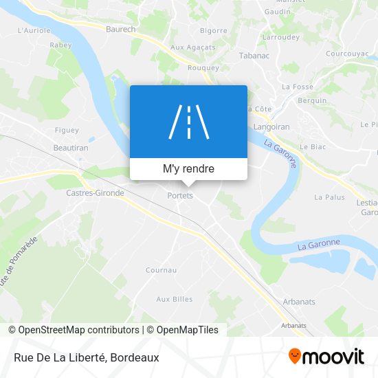 Rue De La Liberté plan
