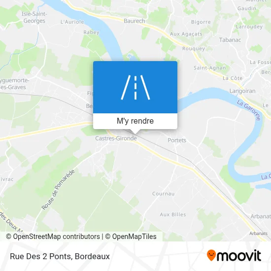 Rue Des 2 Ponts plan