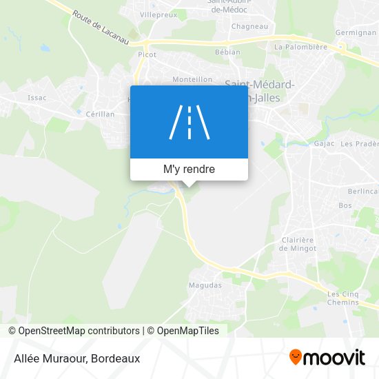Allée Muraour plan