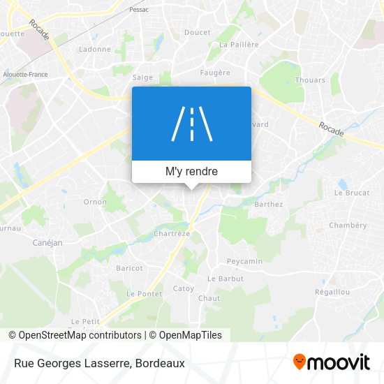 Rue Georges Lasserre plan