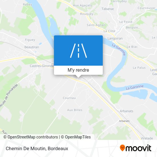 Chemin De Moutin plan