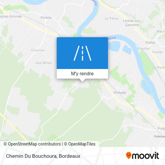 Chemin Du Bouchoura plan
