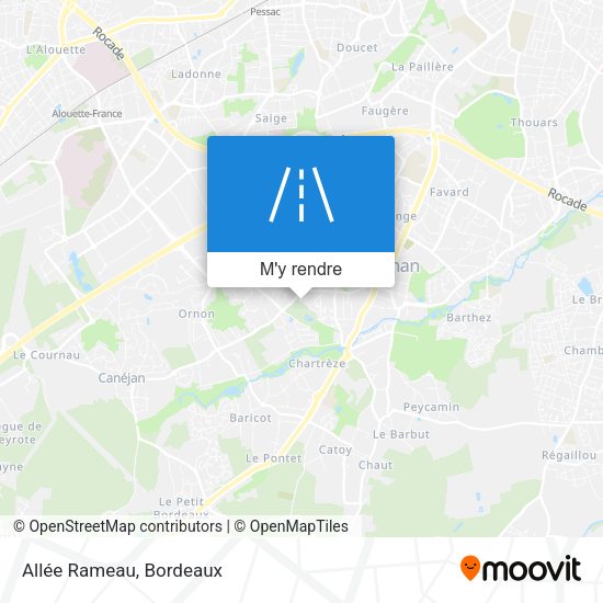 Allée Rameau plan