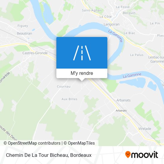 Chemin De La Tour Bicheau plan