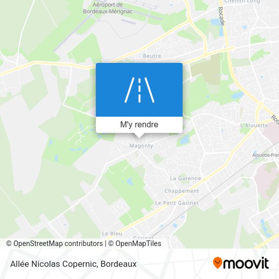 Allée Nicolas Copernic plan