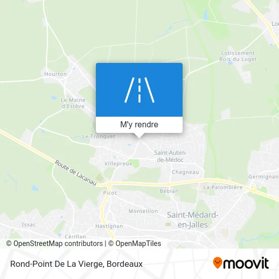 Rond-Point De La Vierge plan