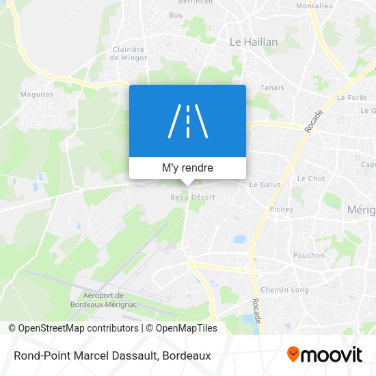 Rond-Point Marcel Dassault plan