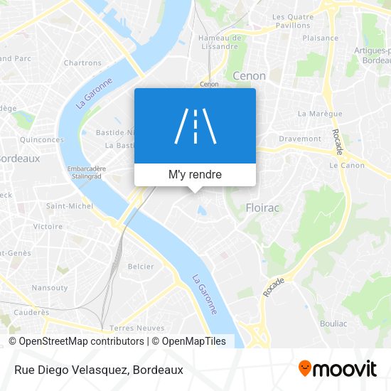 Rue Diego Velasquez plan
