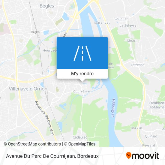 Avenue Du Parc De Courréjean plan