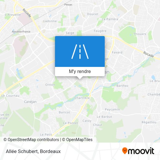 Allée Schubert plan