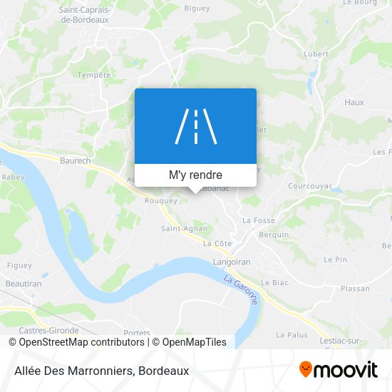 Allée Des Marronniers plan