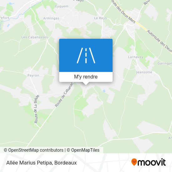 Allée Marius Petipa plan