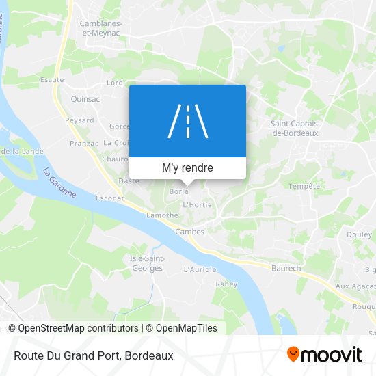 Route Du Grand Port plan