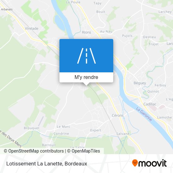 Lotissement La Lanette plan