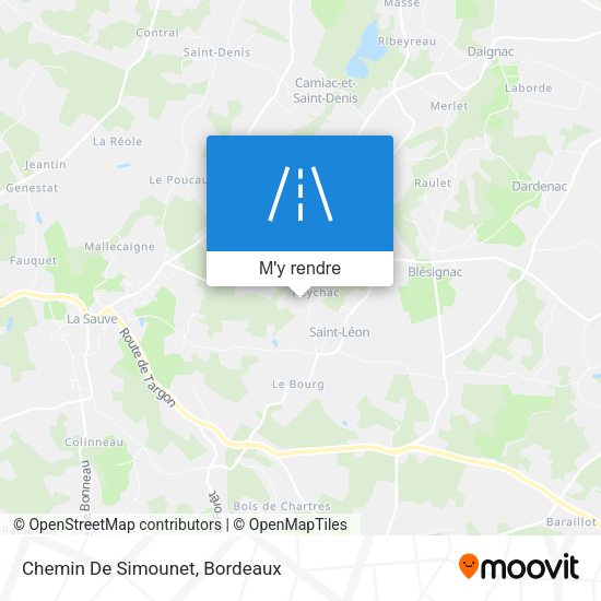 Chemin De Simounet plan