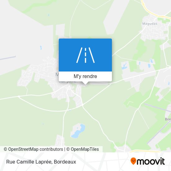 Rue Camille Laprée plan