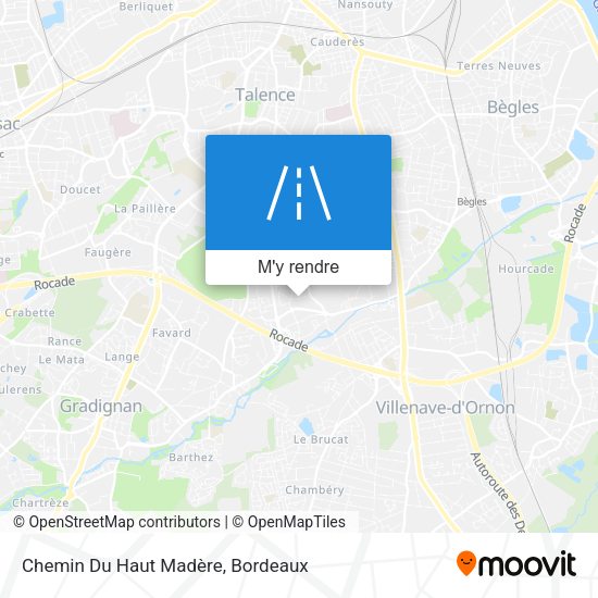Chemin Du Haut Madère plan