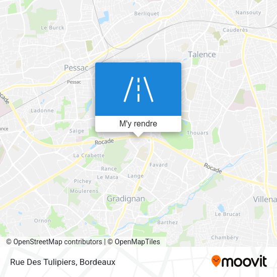 Rue Des Tulipiers plan