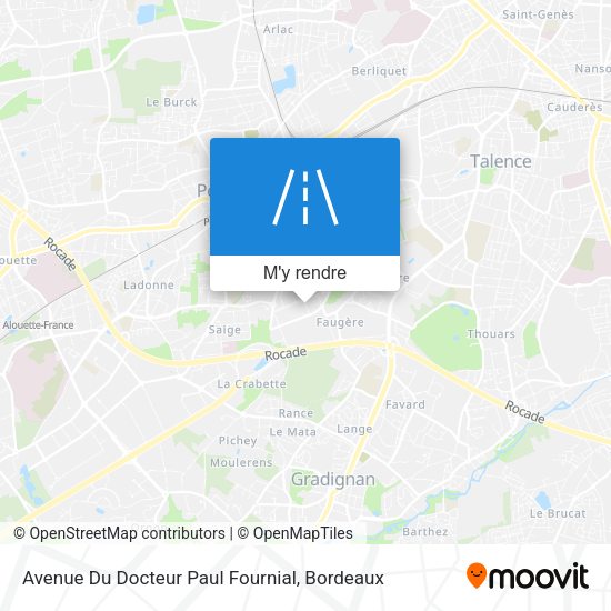 Avenue Du Docteur Paul Fournial plan