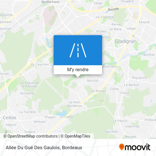 Allée Du Gué Des Gaulois plan