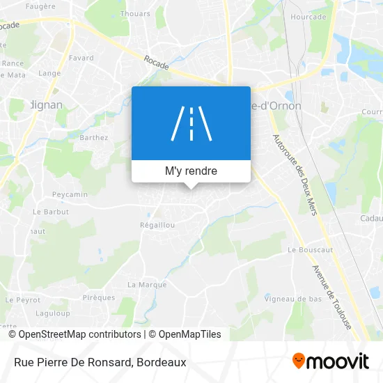 Rue Pierre De Ronsard plan